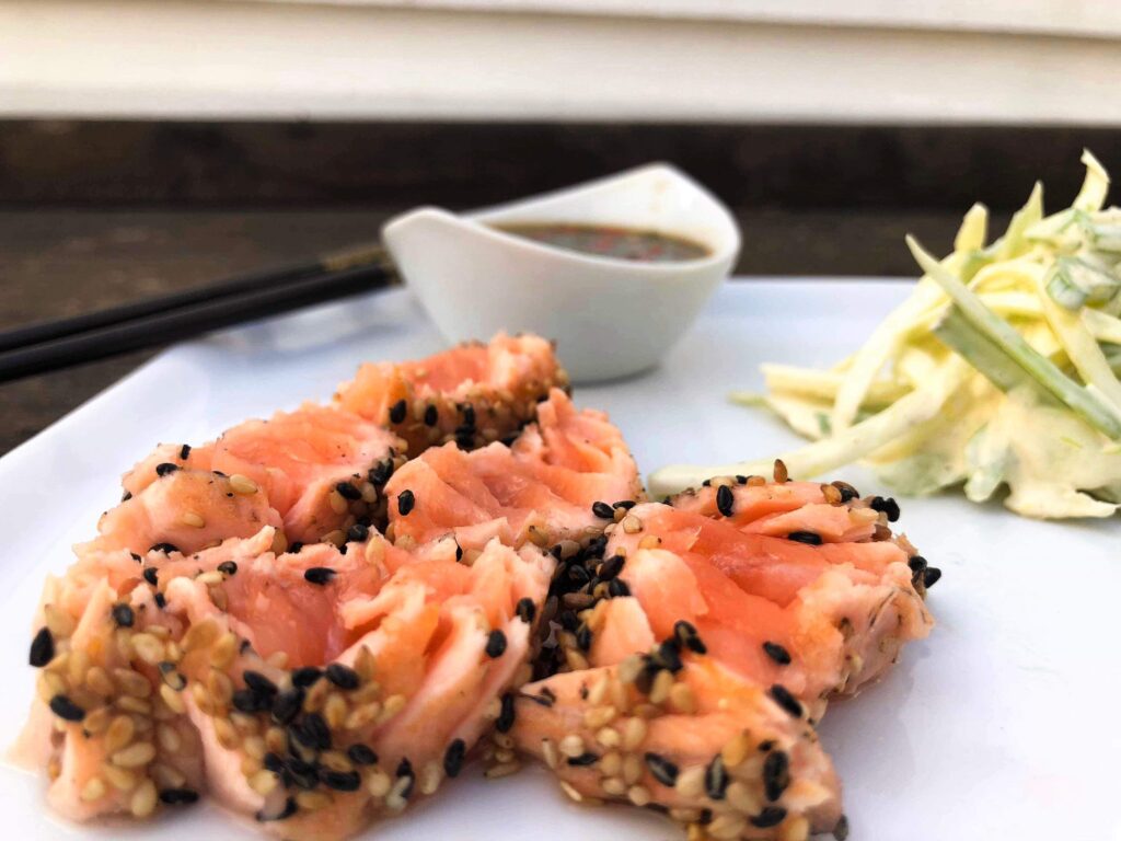 salmon tataki